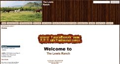 Desktop Screenshot of lewisranch.com